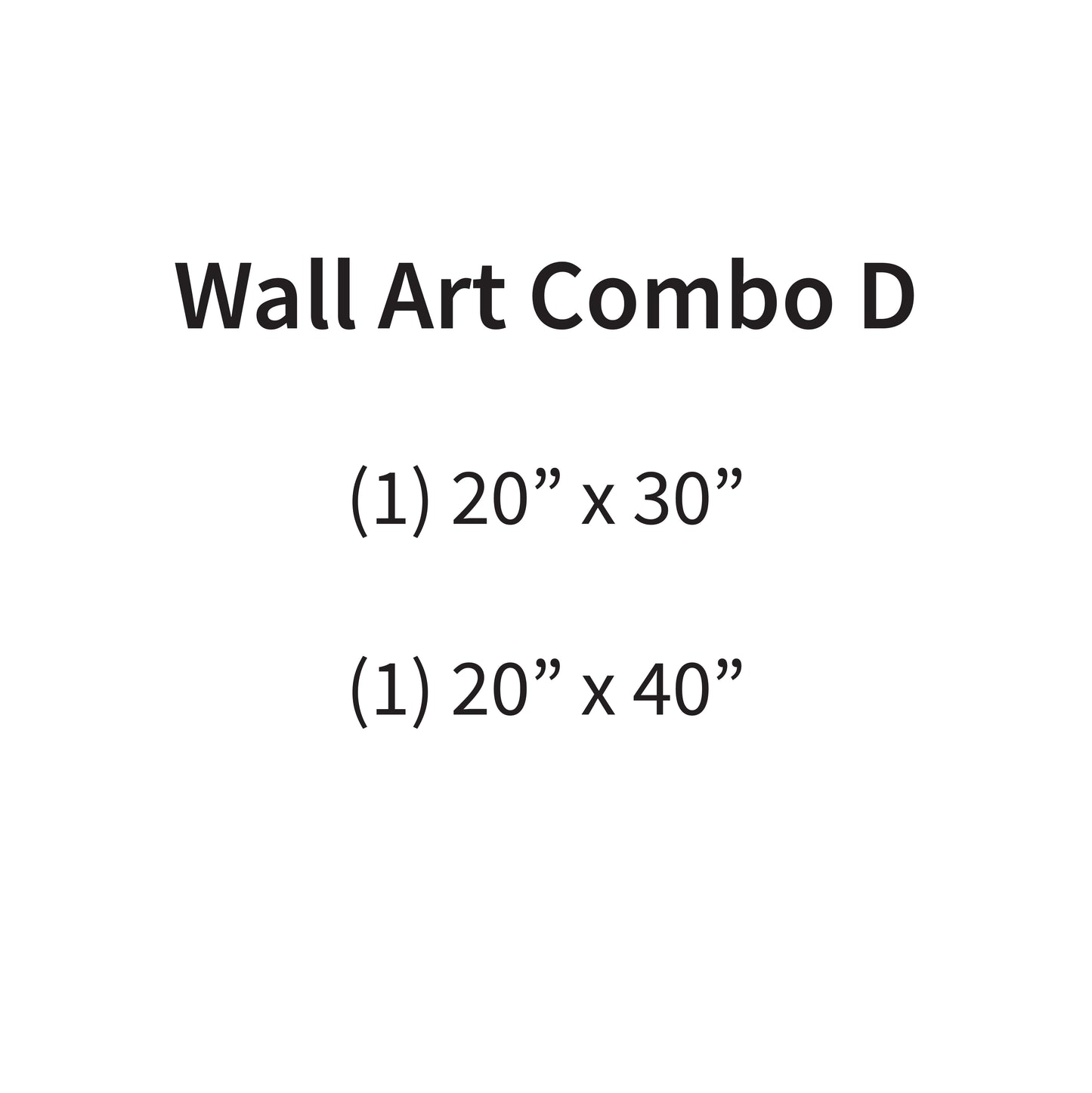 Wall Art Combo D