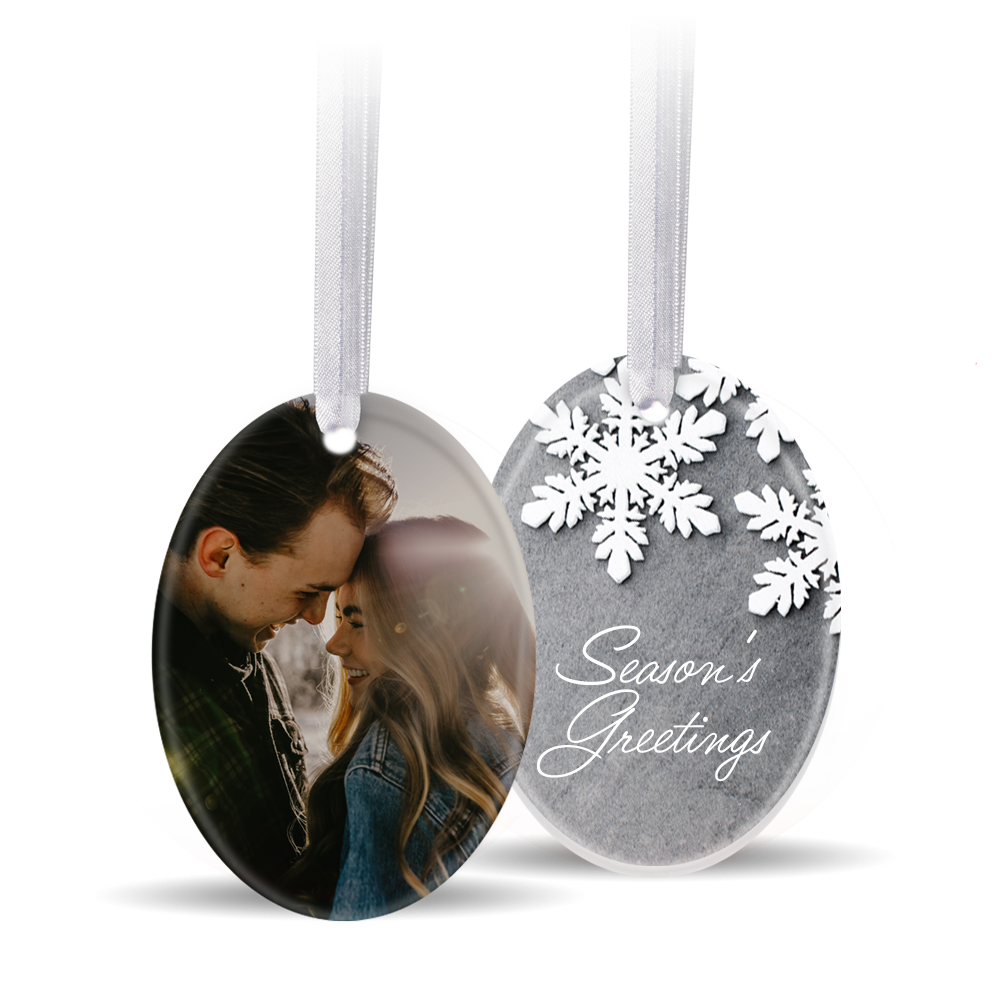 Holiday 2.37'' x 3.32'' Oval Ornament