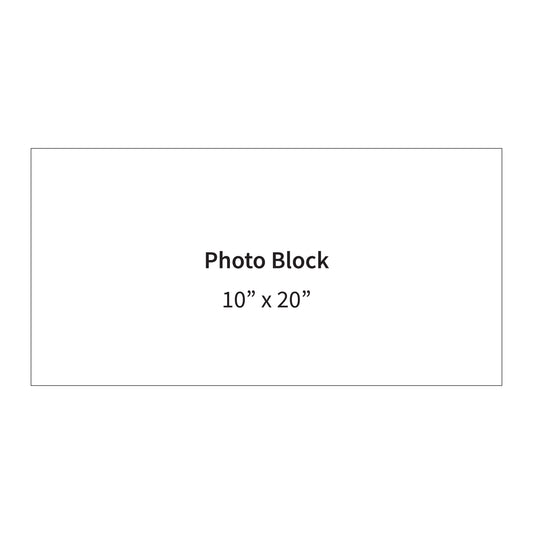 10" x 20" Photo Block