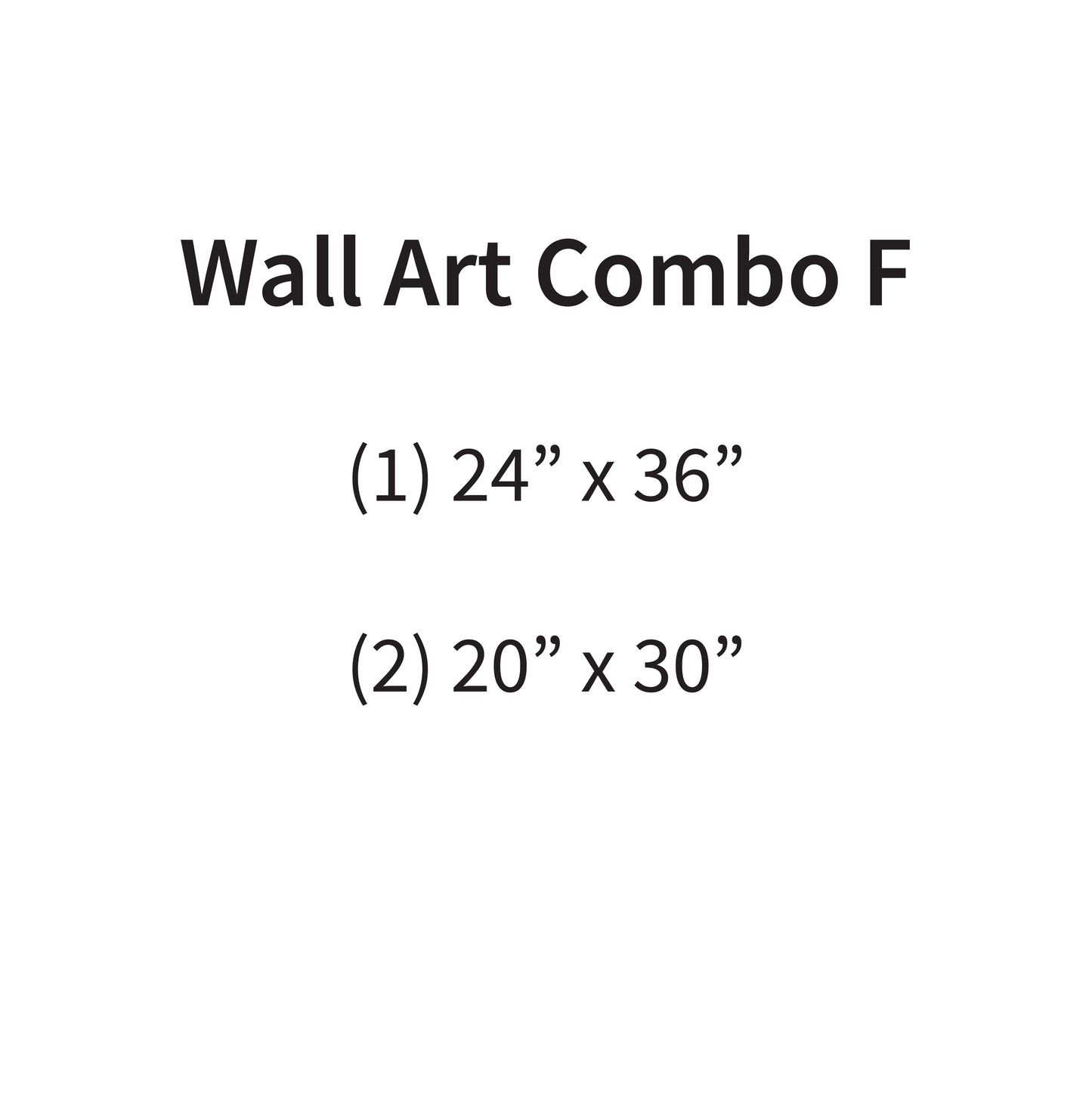 Wall Art Combo F