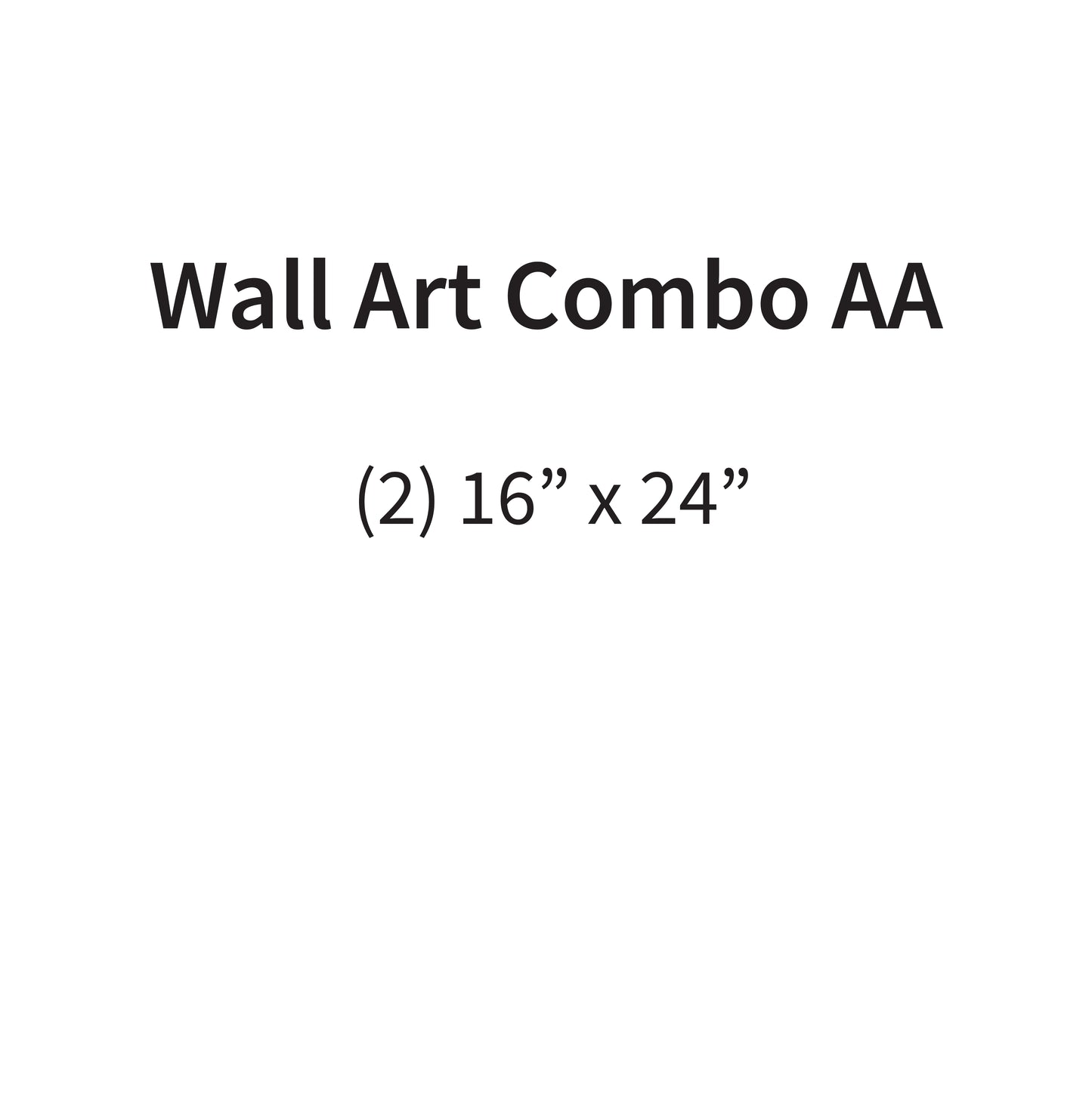 Wall Art Combo AA