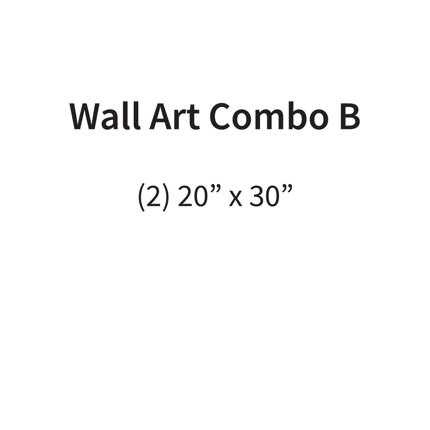 Wall Art Combo B