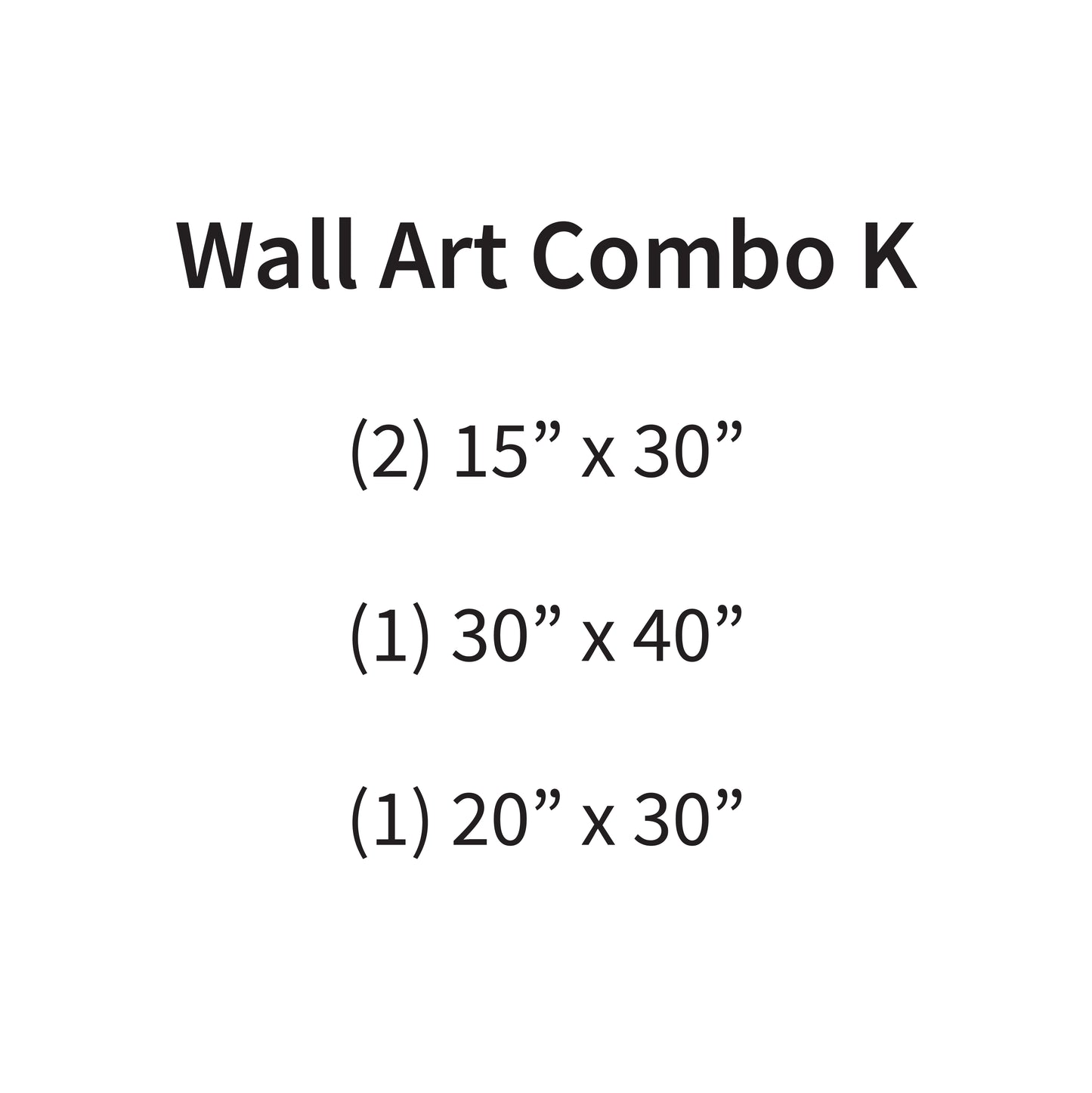 Wall Art Combo K