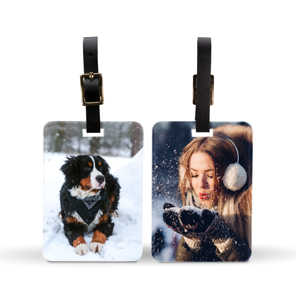 2.5" x 3.5" Double-Sided Luggage Tag