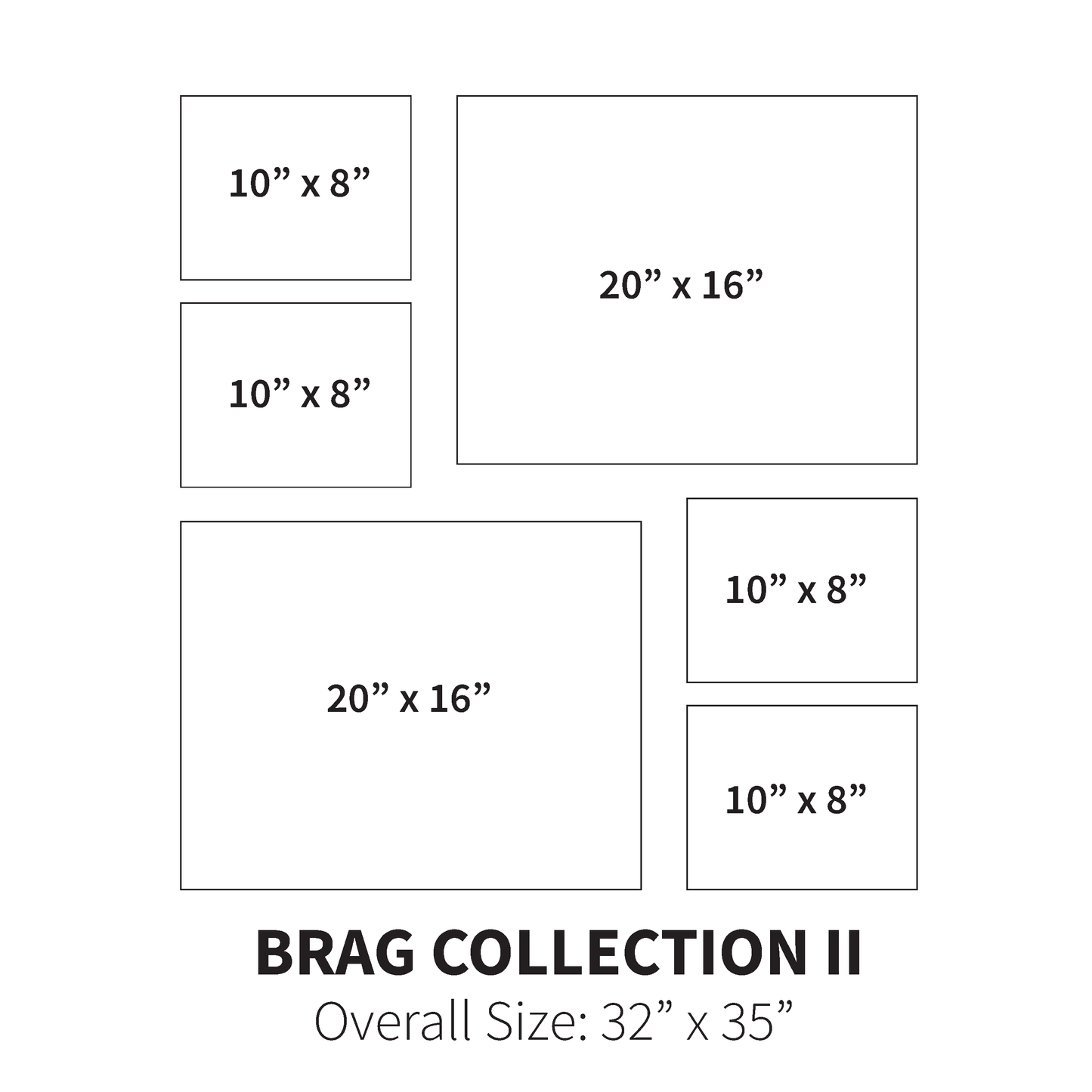Brag Collection II (Overall Size: 32" x 25")